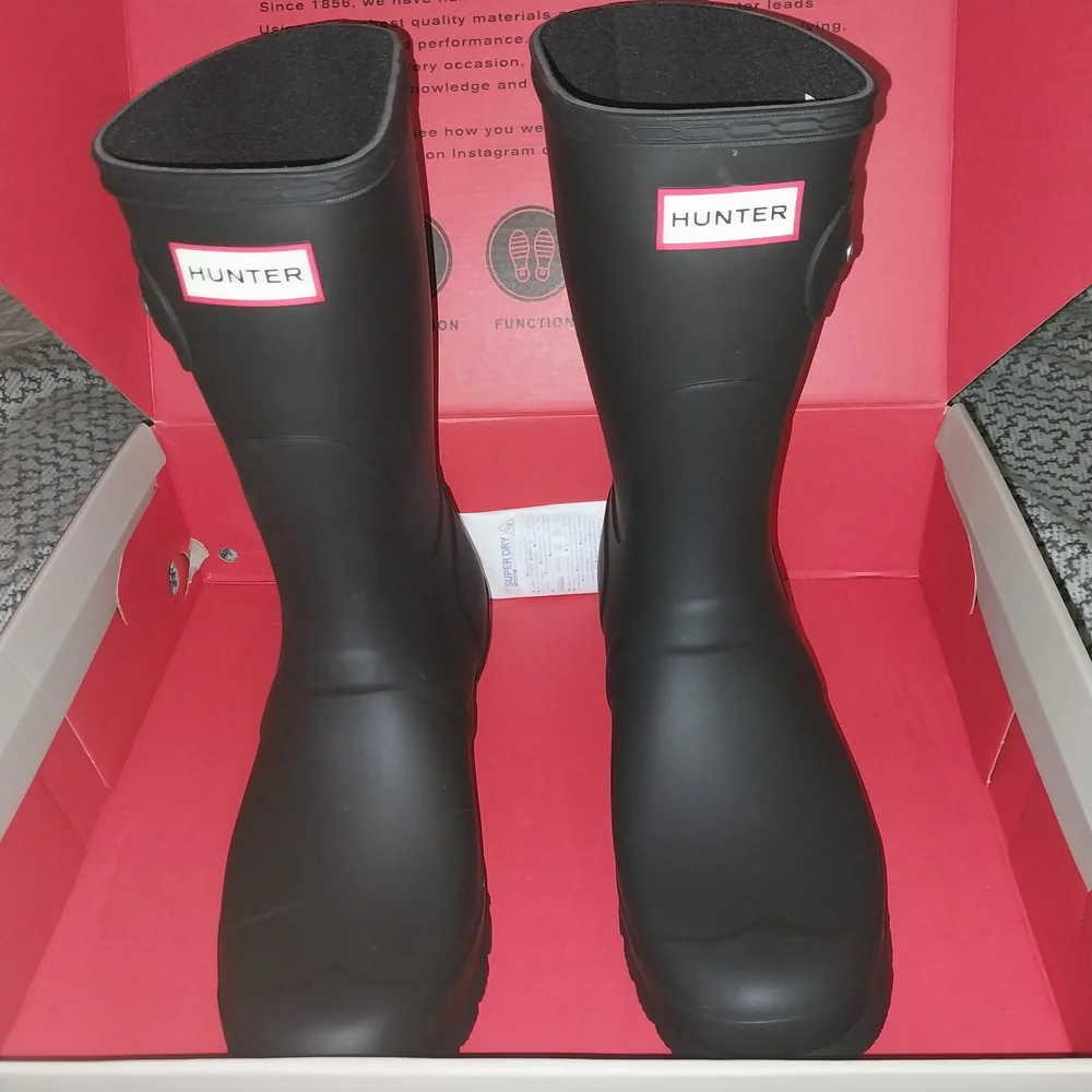 Hunter‎ Women's Black Rain Boots